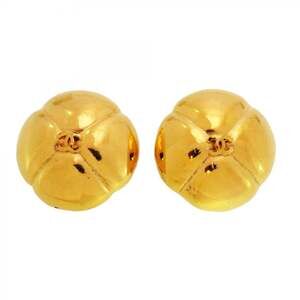 Chanel Cc Logo Clip-On Earrings Metal #247087C60B